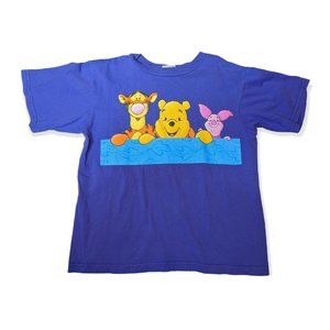 Vintage 90s Disney Winnie the Pooh Purple Shirt Size 10-12